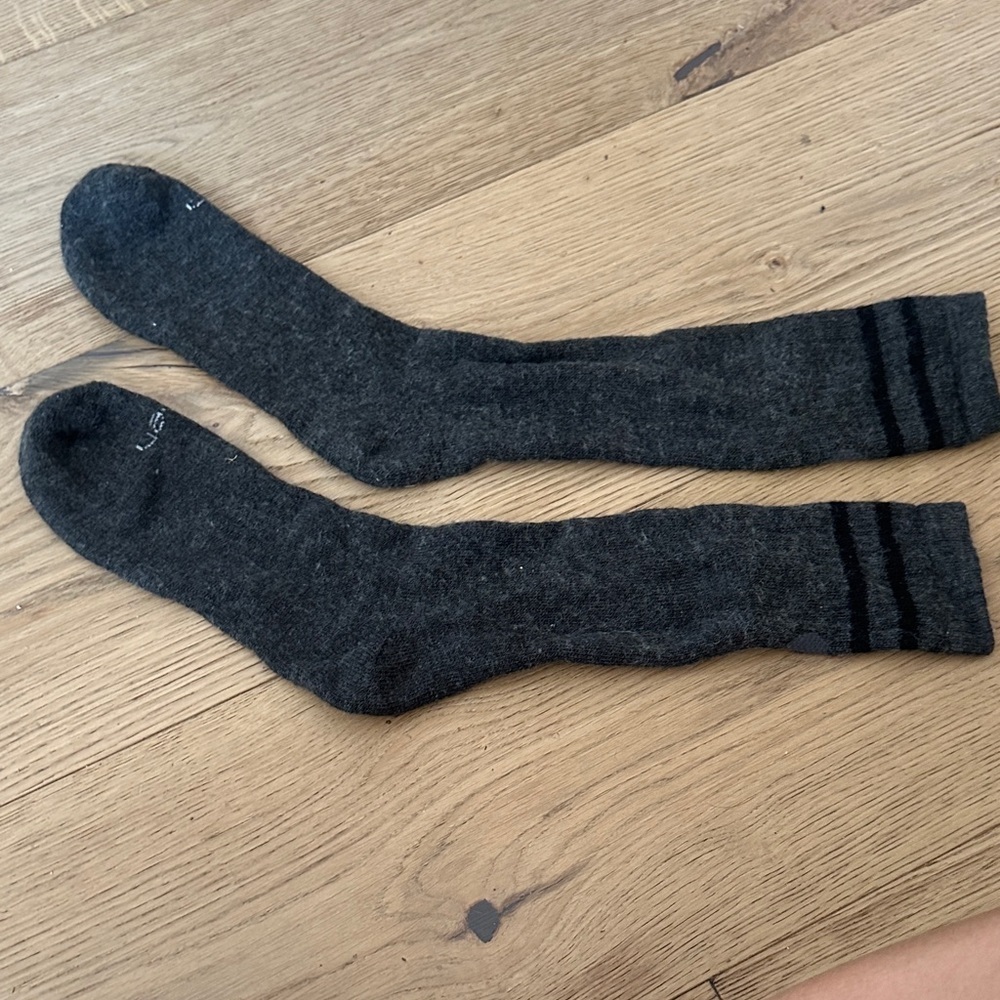 Lorpen Men's Gray Wool Socks S